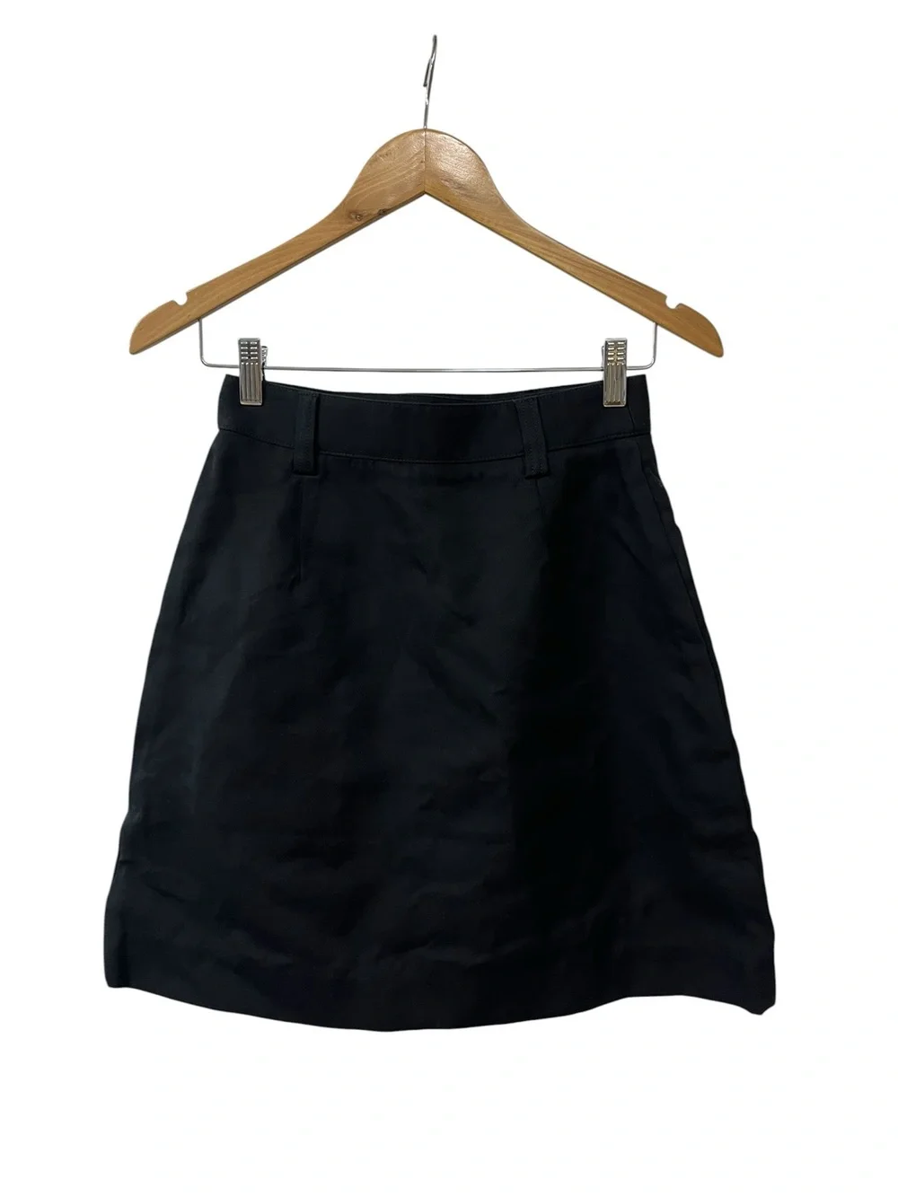 Tory Burch Black A Line Mini Skirt 0